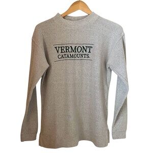 Vermont Catamounts Collegiate Outfitters Textured Crewneck Sweatshirt Women’s S
